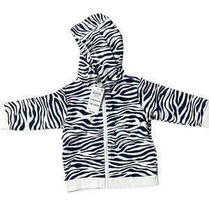 First Impressions Baby Boy Zebra Hoodie - Size 12 Months - NWT